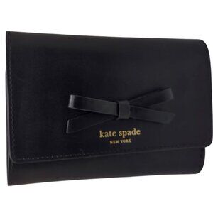 KATE SPADE Sawyer Street Callie Black Leather Clutch Wallet